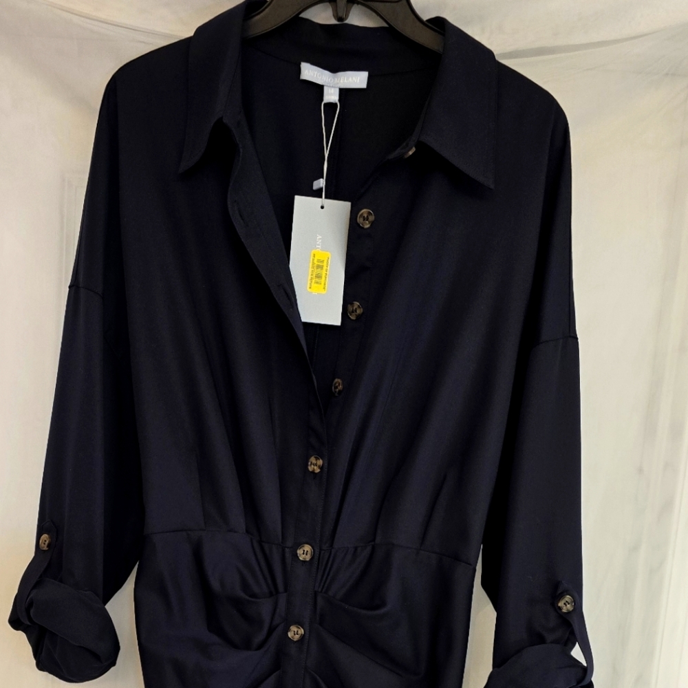 Antonio Melani Navy Blue dress size 14.